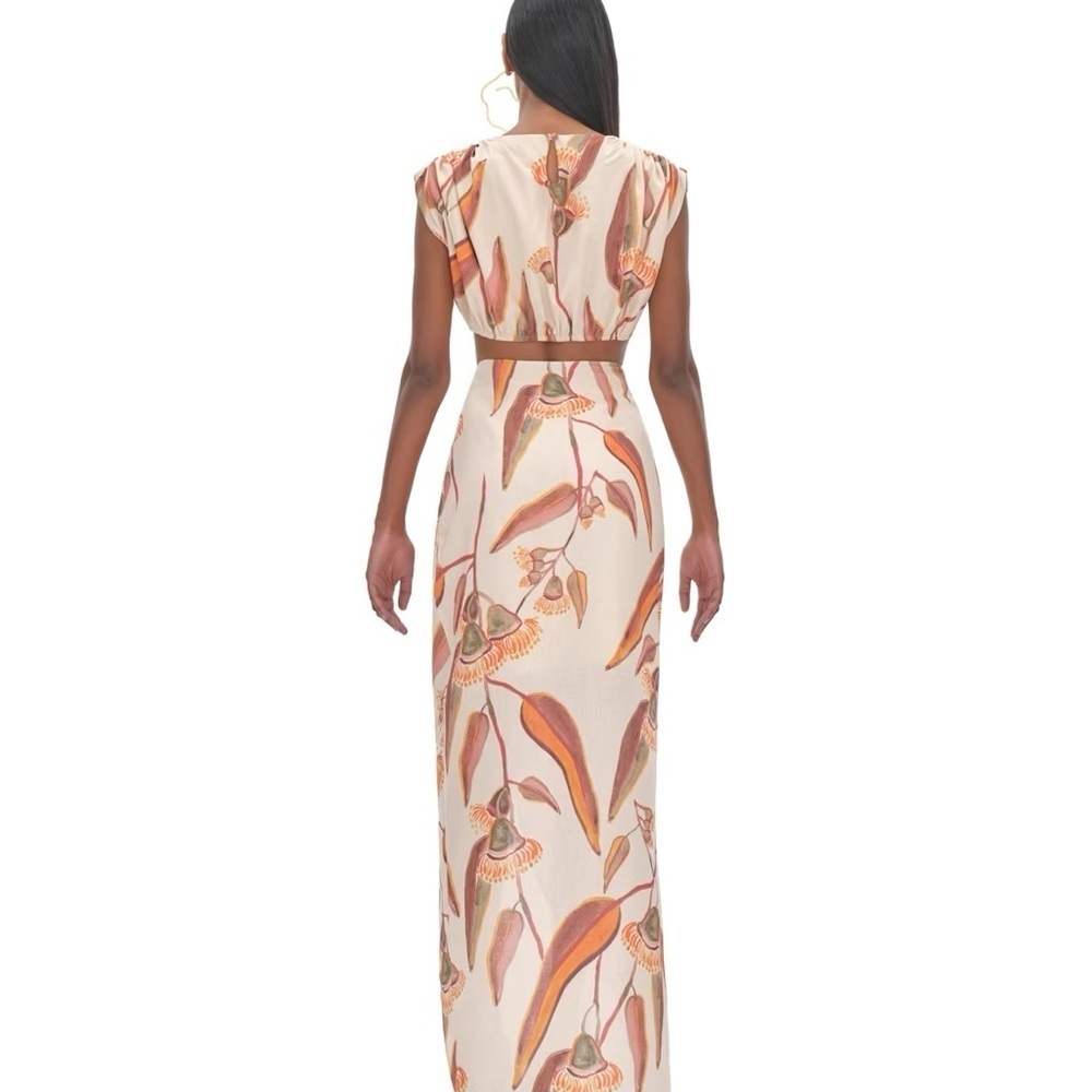 Andrea Iyamah - HALIMA EUCALYPTUS PRINT CROPPED TOP ONLY - Picture 5 of 5